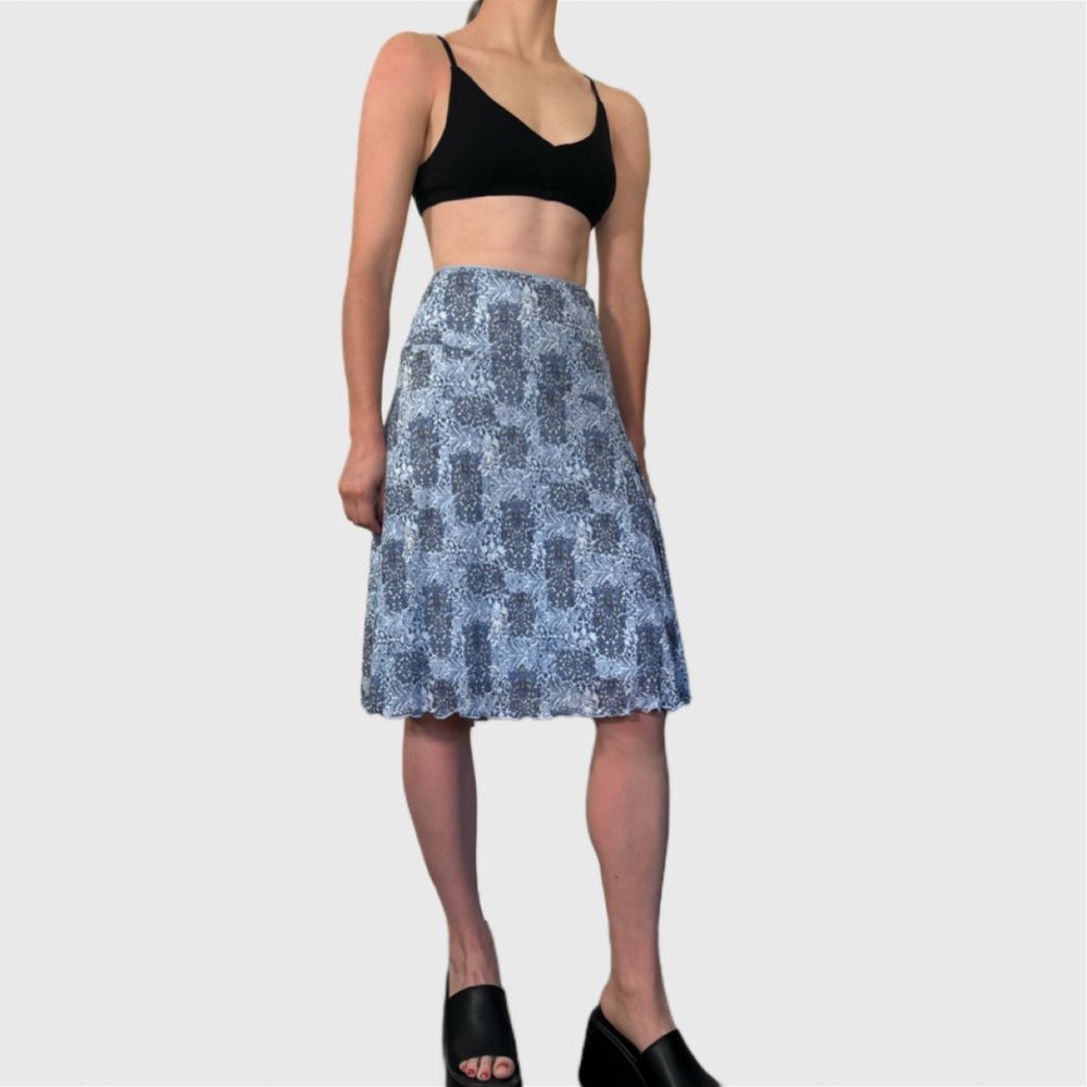 Vintage Midi Skirt - Lightweight Women's A-Line - Picture 4 of 10